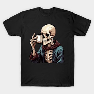 Skeleton trink Tee T-Shirt